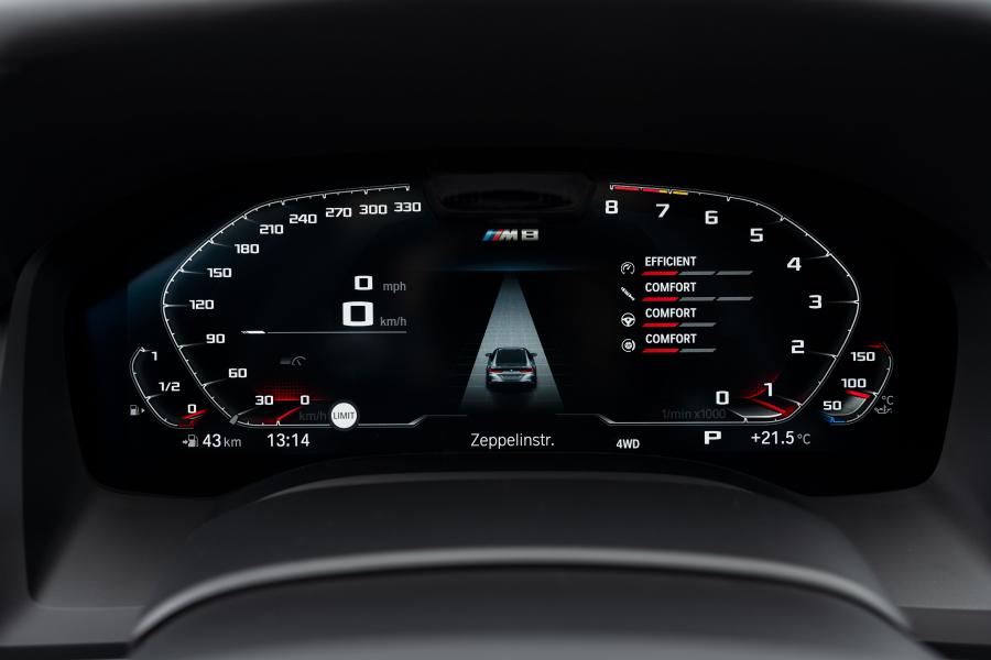 Панель приборов BMW M8 Competition Gran Coupe (F93) 2019 года  (WW) (фото 76 из 139)